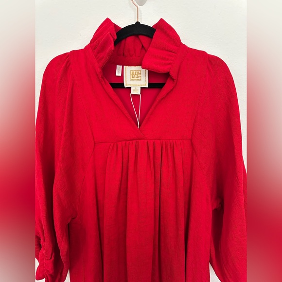 Emily McCarthy‎ Stella Dress Small cranberry red NWT - Picture 7 of 16